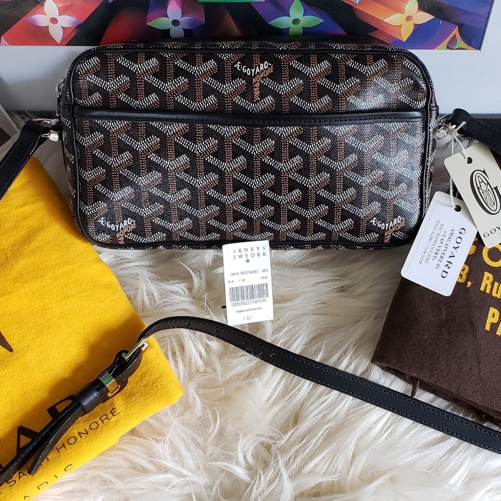 💯GOYARD Cap Vert Black Crossbody